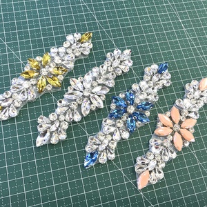 S620 Rhinestone vạt áo đính bạc mới nhất pha lê Bridal đính vạt áo Rhinestone - Product Image 4