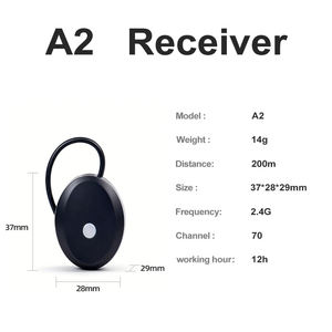 เครื่องส่งและรับสัญญาณเสียงไร้สาย 2.4G สำหรับไกด์นำเที่ยวในงานประชุม โบสถ์ และการเดินทาง - Product Image 6