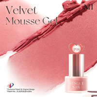 Kit de gel pour ongles MengHE 24 couleurs Air Cushion Pat Pat, gel UV doux, dégradé pastel macaron, gel de coloration rapide One Tap