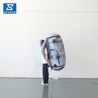 Sac à dos de randonnée gonflable géant personnalisé, modèle de simulation, accessoire de décoration pour activités de plein air