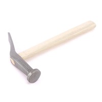 Marteau de cordonnier OEM de forme spéciale avec manche en bois, anti-rouille, pour semelles, outil de réparation pour chaussures en cuir et sacs