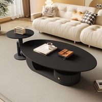 Schiefer-Couchtisch Wohnzimmer Leichter Luxus Modern Einfach Kleine Wohnung Heim-Teetisch Beistelltisch Kombination
