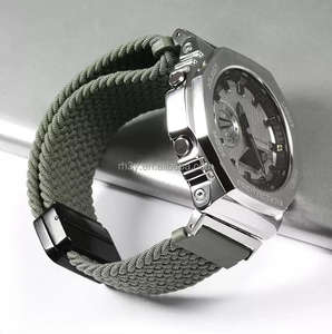 Bracelet de montre magnétique en nylon pour <span class=keywords><strong>Casio</strong></span> G-S GA2100/<span class=keywords><strong>GM2100</strong></span>/GBM2100 Tissu respirant 22mm Taille Casioak Mod Accessoire - Product Image 4