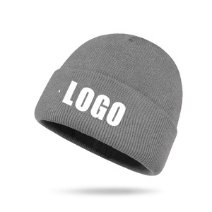 Sewingman Bonnet Skully en tricot côtelé personnalisé en acrylique mélangé sans <span class=keywords><strong>d</strong></span>émangeaison de qualité supérieure quantité minimale de commande bas Chapeaux <span class=keywords><strong>d</strong></span>'hiver Tuque Caps - Product Image 3