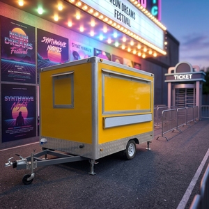 Camion de restauration mobile commercial de 16 pieds avec cuisine complète à vendre aux États-Unis, en Europe et en Australie - Product Image 1