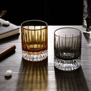 Vaso <span class=keywords><strong>de</strong></span> Whisky <span class=keywords><strong>de</strong></span> Cristal Grabado a Mano al por Mayor, Estilo Old Fashioned, para Licor, Bourbon, Vodka, Agua, Decoración <span class=keywords><strong>de</strong></span> Bar en Casa - Product Image 5