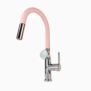 Robinet magnétique SUS304 neuf avec support de corps, mode de sortie d'eau double fonction, robinets extractibles, ensemble d'évier de cuisine avec robinet de pluie - Product Image 1