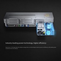 Serveur en rack 2U à double socket 2258 V7, 24 DIMM DDR5 PCIe 5.0 NVMe U.2 SSD, serveur de cloud computing