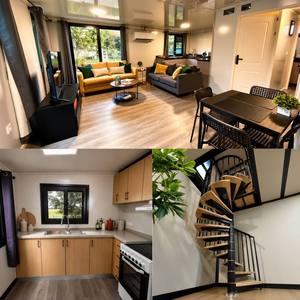 Casa Container Espandibile con <span class=keywords><strong>3</strong></span> Camere da Letto, Villa Prefabbricata di Lusso a Doppio Strato, Modulo Abitativo Moderno, Suite per Ospiti da Giardino - Product Image 3