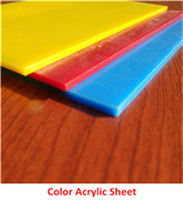 Feuilles de verre plexi de plaque acrylique de couleur de prix usine 3mm pour la signalisation