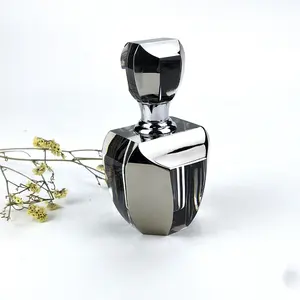 Элегантный роскошный мини-флакон для эфирного масла, 6 мл, стеклянный флакон для духов с кристаллами, личный уход за кожей