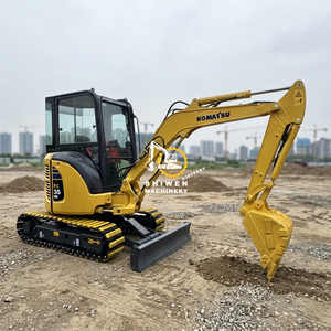 รถขุดขนาดเล็กมือสอง 3.5 ตัน ยี่ห้อ KOMATSU สำหรับงานดินดิบ รถขุดตีนตะขาบมือสอง KOMATSU รุ่น PC35 PC40 PC55 PC60 พร้อมใบรับรอง CE EPA - Product Image 1