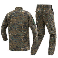 Vêtements d'entraînement tactiques respirants en camouflage, vente en gros d'usine, OEM, pour hommes, ensemble uniforme tactique ACU, tissu rip-stop