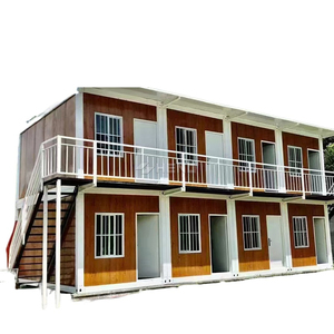 Vente directe usine – Maison conteneur préfabriquée en acier, modulaire extensible, maison préfabriquée portable, conception <span class=keywords><strong>de</strong></span> portique conteneur - Product Image 1