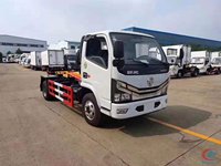 Nouveau camion poubelle diesel 4x2 avec benne de 5m3, véhicule de collecte des déchets municipaux, camion poubelle à benne