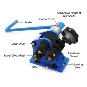 Sản xuất chuyên nghiệp của nhãn hiệu vòng con lăn Bender 3/16x1inch phẳng công suất thép tấm chế tạo kim loại máy - Product Image 2