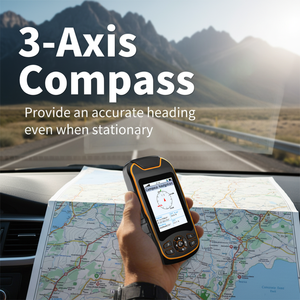 Navegador <span class=keywords><strong>GPS</strong></span> portátil de mano, capaz de recopilar coordenadas de ubicación y calcular el área y el perímetro. - Product Image 4