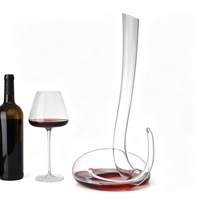 Carafe à vin rouge en verre en forme de serpent JH 2026, distributeur de luxe vintage pour la maison, les restaurants et les bars