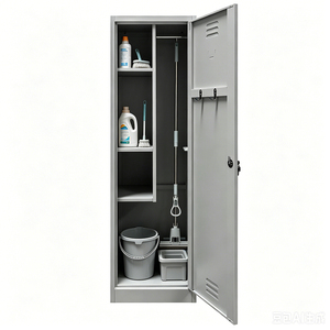 Meubles de bureau et de maison : Armoire de rangement 1 porte avec étagères - Product Image 1