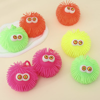 Jouets anti-stress Jouet sensoriel Vente chaude Boule poilue douce et brillante Fidget Squeeze Puffer Jouet pour enfants