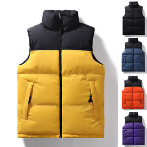 Gilet d'hiver en coton matelassé décontracté pour <span class=keywords><strong>homme</strong></span>, veste sans manches chaude - Product Image 3