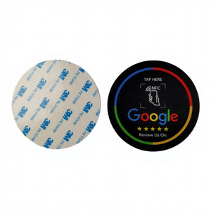 Comentarios de reseñas de Google sobre tarjetas SIM para teléfonos móviles. Etiquetas acrílicas NFC para mesas de restaurante con escaneo de menú. - Product Image 3