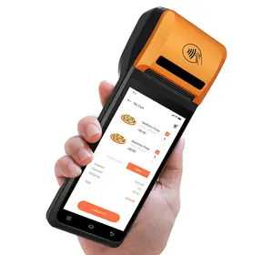 Boleto de facturación 4G WIFI Touch <span class=keywords><strong>Pos</strong></span> Máquina de pago 58mm Terminal Máquina Datos inalámbricos <span class=keywords><strong>Android</strong></span> Facturación <span class=keywords><strong>Pos</strong></span> Dispositivo de impresora - Product Image 1