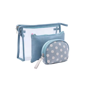 Bolsa de Cosméticos Transparente de PVC con Cierre de Cremallera, Diseño de Letras, Tamaño y Color Personalizables, para Uso Diario - Product Image 2