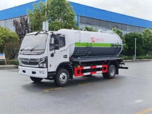 Brand New RHD Dongfeng 10000L Sewage <b>Suction</b> Truck for Zimbabwe, 2 Axles 6 Wheels Manual Gearbox, sewer vacuum truck - Product Image 4