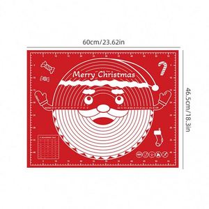 40*50cm 0.40mm Thickness Non-stick Silicone Pastry <b>Mat</b> for Dough <b>Rolling</b> Baking Pastry Tools Heat Resistant Kneading Dough Sheet - Product Image 6