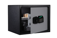 Caja Fuerte Electrónica de Acero con Cerradura Digital, Caja de Seguridad Compacta de Acero para Hogar, Oficina, Hotel y Uso Comercial