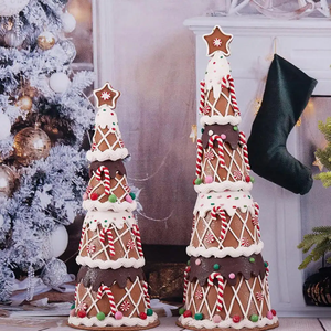 Yy Mini 4m PVC Fiber Christmas <b>Tree</b> China's Best-Selling Pe Gingerbread Hanging Polymer Clay Outdoor Folding Christmas <b>Tree</b> Sale - Product Image 1