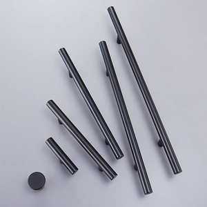 Tirador de Puerta de Armario de Aleación de Zinc, Moderno y Sencillo, Tirador de Cajón de Armario, Accesorios de Herraje Dorados de Lujo Ligero - Product Image 1