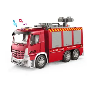 儿童消防逃生云梯卡车救援玩具带轻音乐