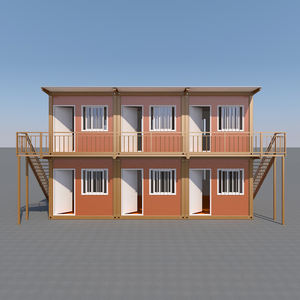 Casas prefabricadas de contenedores desmontables, paquete plano de montaje fácil rápido, edificio de oficinas de garaje de una habitación, diseño moderno certificado ISO9001 - Product Image 2