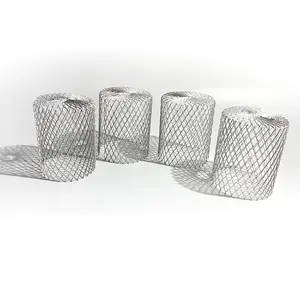 Colador de filtro de metal expandido de aluminio personalizado de 4 pulgadas, colador de protección de canalón de malla