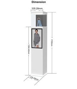 21.5 \ "sàn gỗ đứng trang sức hiển thị Showcase kỹ thuật số biển LED-Lit kiosk màn hình cửa hàng bệ trường hợp triển lãm bệ trường hợp - Product Image 4