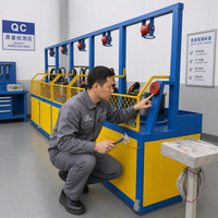 Machine automatique de tréfilage de fil d'acier à faible teneur en carbone, équipement de type poulie haute performance pour la fabrication de clôtures et la construction