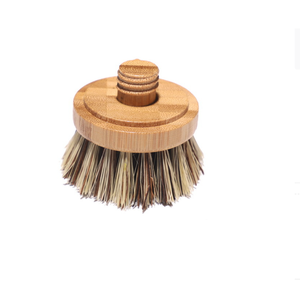 Spazzola per Piatti da Cucina con Manico Lungo in Bambù e Testa Rotante in Sisal - Product Image 5