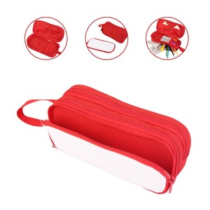 Estuche Doble para Lápices con Cierre y Logotipo Personalizado, Sublimación, Bolsa Portaplumas, Mochilas Promocionales, Sin Reseñas Aún - Product Image 1