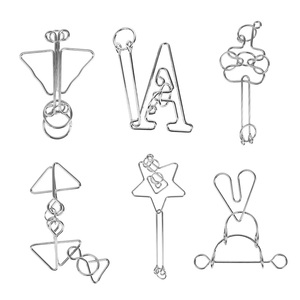 <span class=keywords><strong>Chinois</strong></span> <span class=keywords><strong>en</strong></span> métal puzzle jeu de tour de <span class=keywords><strong>fer</strong></span> de serrure déverrouiller anneau puzzles - Product Image 3