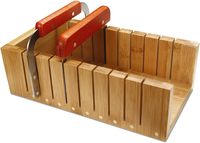 Coupe-savon manuel en bois, outil de découpe en bois, moule à savon réglable, kit de fabrication de savon DIY fait main pour petites entreprises