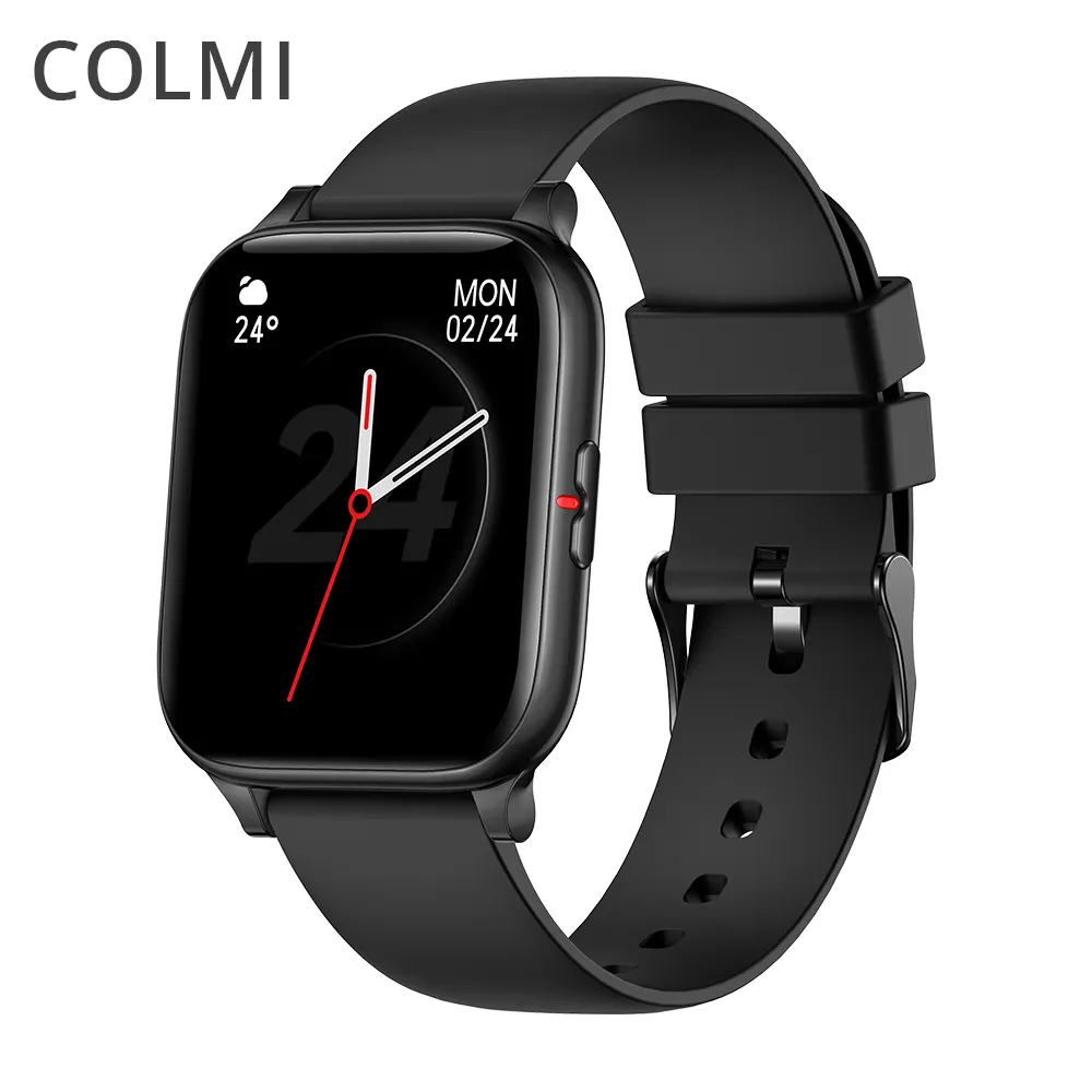 COLMI P8 Mix akıllı saat dikdörtgen spor uyku Tracker su geçirmez bayanlar en iyi teklifler fiyat pil grubu için Smartwatch telefon