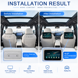 NaviHua Upgrade pour BYD Ti7/Denza B5/Denza B8/Denza D9/Denza N9/Denza Z9 Moniteur d'appoint pour siège arrière de voiture 13,3 pouces - Product Image 2