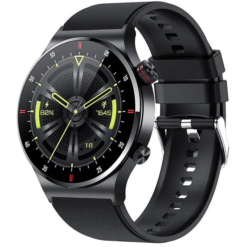 Alibaba schermo rotondo in acciaio inossidabile Fashion Luxury BT Calling Smart Watch