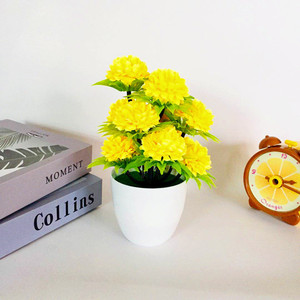 Produit Phare : <span class=keywords><strong>Mini</strong></span> Plante Artificielle Verte en Plastique, Fleur de Bonsaï pour Décoration d'Intérieur - Product Image 5