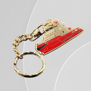 Porte-clés en plastique en gros avec estampage à chaud, porte-clés modernes et mignons en peluche avec technique d'émail dur, style médaille en alliage et métal - Product Image 3