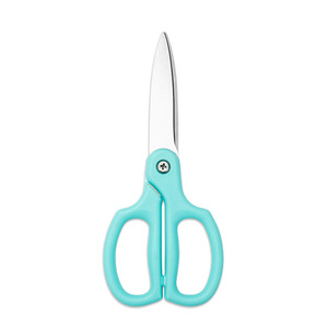 Stainless Steel Office Scissors Nordic Blue Straight Head For Home Craft Paper Cutting Student Use - Product Image 4