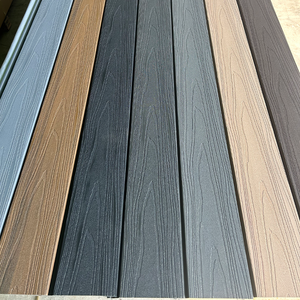 Panneau mural composite <span class=keywords><strong>bois</strong></span>-plastique 156*21mm, co-extrusion WPC, revêtement mural extérieur, bardage mural - Product Image 2