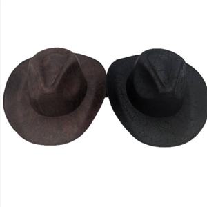Sombrero Vaquero Occidental de Piel Sintética Personalizado, Sombrero de Sol de Ala Ancha para Viajes, Fiestas, Uso Casual, Unisex - Product Image 2